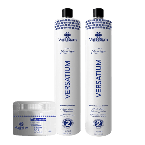 2 Versatium Sem Formol 1 litro - Grátis Mascara de Tratamento 300g. - Versatium Cosméticos
