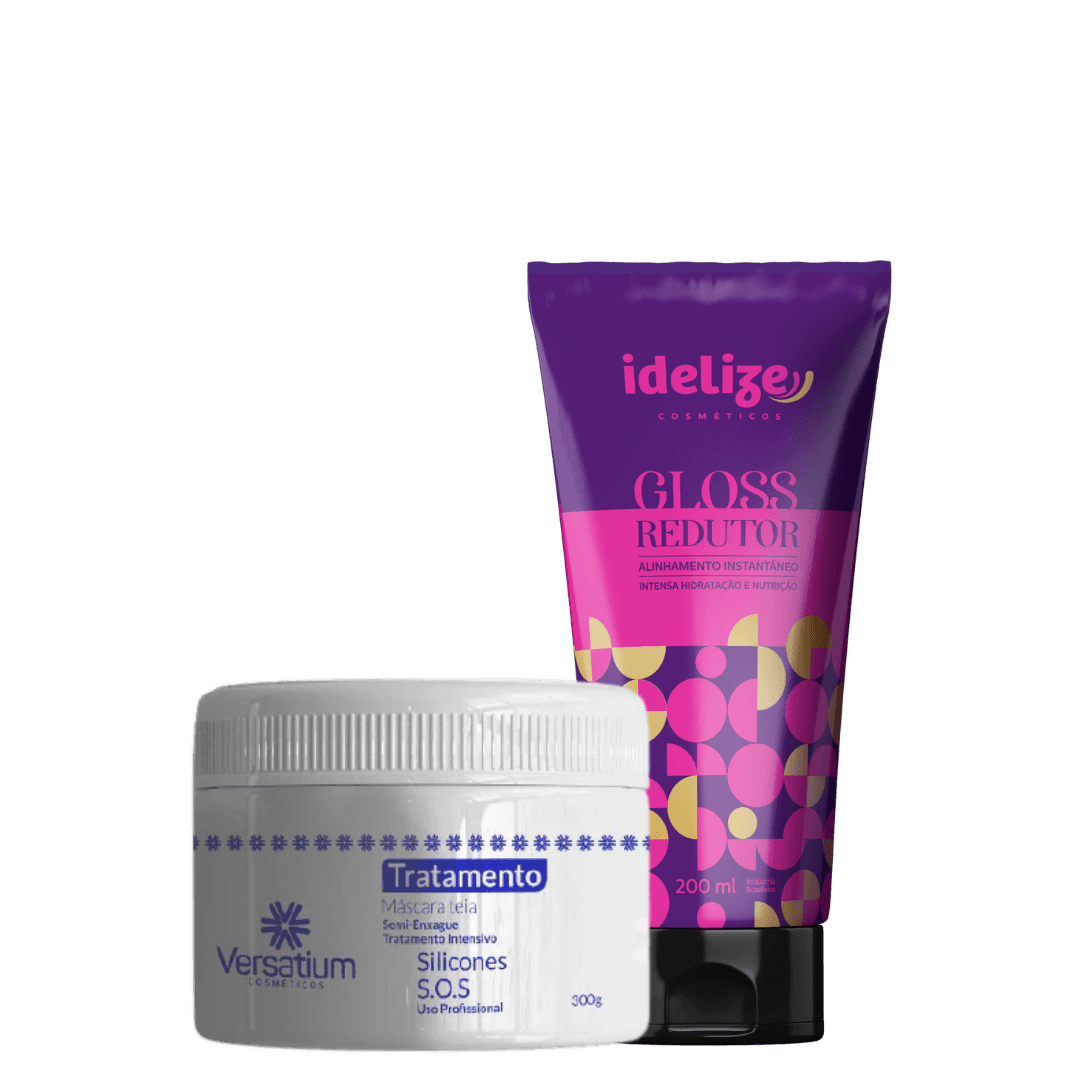 Alinhamento Fácil Idelize + Mascara de Tratamento Versatium - Versatium Cosméticos