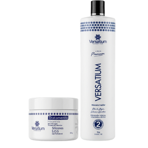 Versatium Sem Formol 100% Liso 1 Litro + Máscara de tratamento