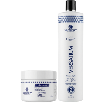 Versatium Sem Formol 100% Liso 1 Litro + Máscara de tratamento