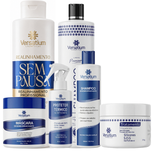 Combo Master Sem Pausa + Máscara 300g | Liso Prolongado, Sem Formol, Efeito Espelhado e Máximo Rendimento