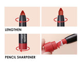 Langmanni Makeup Lipstick Set Of Six Matte Matte Lipsticks Lip Gloss Set - Versatium Cosméticos