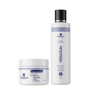 Versatium Sem Formol 100% Liso 300ml + Máscara de Tratamento Versatium 300g