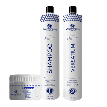 Kit Versatium Sem Formol + Mascara Tratamento 300g - Versatium Cosméticos