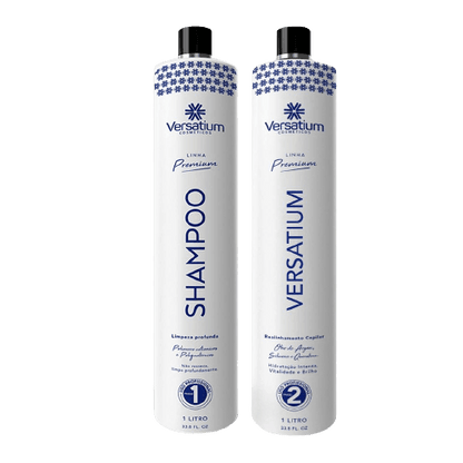 Kit Shampoo e Versatium Sem Formol 1 Litro - Versatium Cosméticos