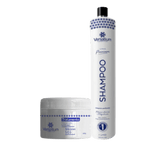 Máscara de Tratamento + Shampoo Limpeza Versatium - Versatium Cosméticos